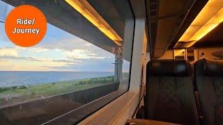 Ride on the train between Sweden & Denmark, over the Øresund | Øresundståg 4585