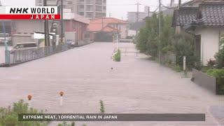 Intense heat, torrential rain: It's another cruel summer in JapanーNHK WORLD-JAPAN NEWS