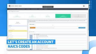 Let's Create An Account: NAICS Codes (Step 4)