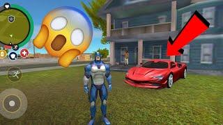 I found s spider  car in rope Hero vice town 2 | NEW UPDATE  |