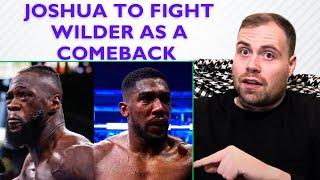 ANTHONY JOSHUA TO RETURN AGAINST DEONTAY WILDER?