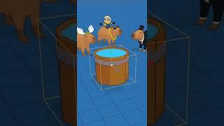 I made the capybara pull up in the bucket. #capybara #gamedev #okipullup #games #gaming