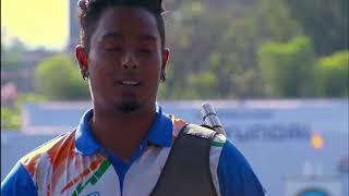 Archery world cup men's final Atanu Das vs Daniel Castro (spain)