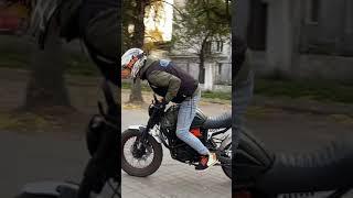 Geon scrambler / Stant #shorts #moto #geon #scrambler #motostunt #мото #рекомендации #стант