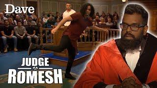Romesh Can't Handle 'Powerful Kick' That Dented A Car | Judge Romesh