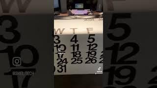 New 2024 Stendig Calendar added to the setup! #stendig #calender #2024calendar #roomtour #roomdecor