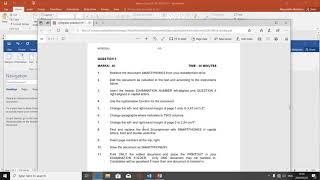 Computer Practice N4 (Summary/ Revision on Editing a Word Document - Lesson 15) - Mr. M.H. Mahlalela