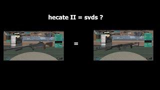 Hecate II and SVDS got the same aim speed ?