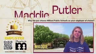Maddie Putler    Paraprofessional   MPS Employer of Choice