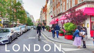 Mayfair London City Walk | Luxury London City Tour | 4K HDR Virtual Walking Tour around the City.