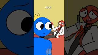 RED IS DYING  | RAINBOW FRIENDS CHAPTER 2 ANIMATION #rainbowfriendschapter2 #shorts