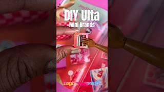 Making My Own Ulta Mini Brands For Barbie When with the Ulta Catalog 2: Cardstock, Tape, Glue