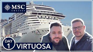 MSC Virtuosa - Day 1 - Embarkation, cabin tour and Tacos!