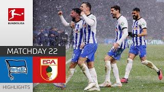 Crucial 3 Points For Hertha | Hertha BSC - FC Augsburg 2-0 | Highlights | MD 22 – Bundesliga 22/23