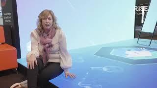 ISE 2023 | ROE Visual display demo | Black Marble LED floor platform