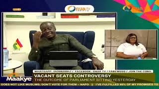 Captain Smart talks about the NPP conducts before and after parliament sitting yesterday