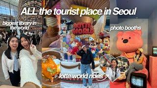 visiting every tourist attraction in Seoul, Korea 