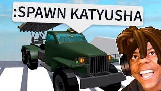 ROBLOX Military Tycoon Funny Moments (KATYUSHA)