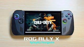 ROG Ally X Unboxing + Gameplay : Call of Duty BO6, Minecraft & Forza Horizon 5