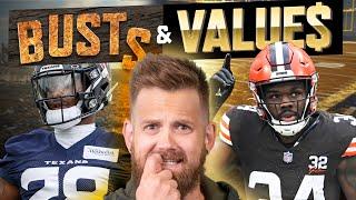 Busts & Value Picks + Caleb Saves Chicago? | Fantasy Football 2024 - Ep. 1617