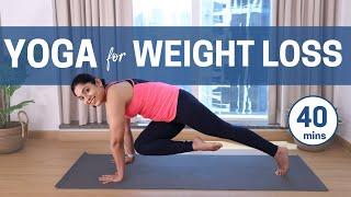 40 Mins Yoga for Weight Loss | Fat Burning + Strength Building Yoga Workout at Home