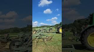 John Deere mit XXL 14 Meter Schwader!