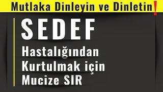 SEDEF HASTALIĞININ MANEVİ SEBEPLERİ VE ÇÖZÜMLERİ