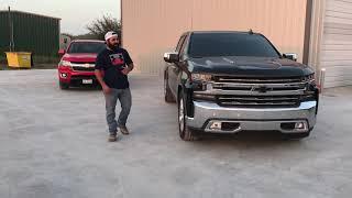 2019 Chevy Z71 4WD equipped with IHC 3/5 Lowering Kit and Helper Bags!