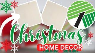 Large Dollar Tree Christmas Wood Home Decor