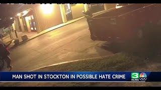 Family of man shot 7 times in possible Stockton hate crime hope video will help ID gunman