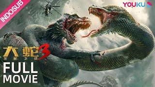 INDO SUB (Snake 3) Monster Prasejarah bangun!Pertarungan Dinosaurus dan Ular raksasa dimulai | YOUKU