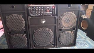 Speaker 12 " 4 biji + 15 " × 1 Vs Ampli Black Spider KA - 1665 Mantap sekali suara nya