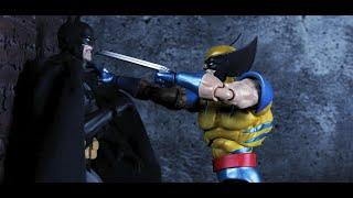 Batman Vs Wolverine (stop motion)