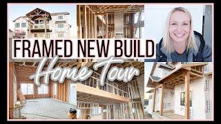 NEW CONSTRUCTION FRAMED HOUSE TOUR 2022 | BUILDING OUR DREAM HOME!