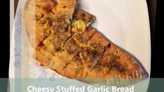 Cheesy Stuffed Garlic Bread | Indian Zaayka