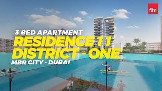 Amazing 3 Bed Apartment in Residence 11, District - One, MBR City - Dubai