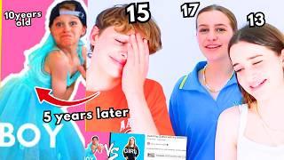 REACTING TO NORRIS NUTS BROTHER & SISTER SWAP OUTFITS FOR A WEEK Challenge By The Norris Nuts