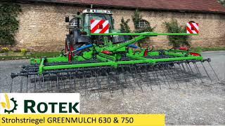 Im Einsatz - Strohstriegel Greenmulch von Rotek, Avers Agro