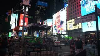 filming Times Square Billboards