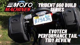 Triumph Trident 660 Evotech Performance Tail Tidy Install & Review | Moto Machines