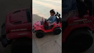 Annasya I'm in the square playing with cars #cute #videoshorts #trending