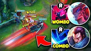 WE PLAYED THE "INT BROTHERS" IN THE BOT LANE! (NASTIEST WOMBO COMBO EVER)