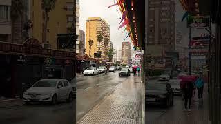 Heavy rain in Benidorm Spain #spain #travel #rodeo #benidorm #automobile #bullriding