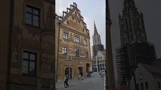 Ulm city's Hall, Germany, near the tallest cathedral in the world