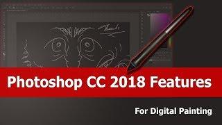 Photoshop CC 2018 New Features : Digital Painting