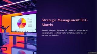 Strategic Management - BCG Matrix _3. 2 #ppt | #strategicstudying  | #studysupport  #status #short