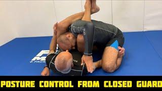 Very Good Posture Control From BJJ Closed Guard by Karel “Silver Fox” Pravec