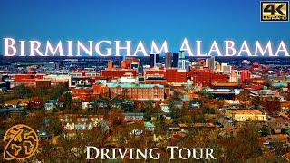 Birmingham Alabama AL Travel City Tour 4k Downtown Tour