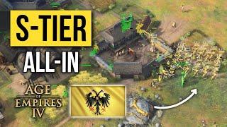 AOE4 Holy Roman Empire Feudal ALL-in Guide...