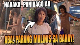 NAKAKAPANIBAGO! Nanay Apple Naglilinis Na Ng Bahay!